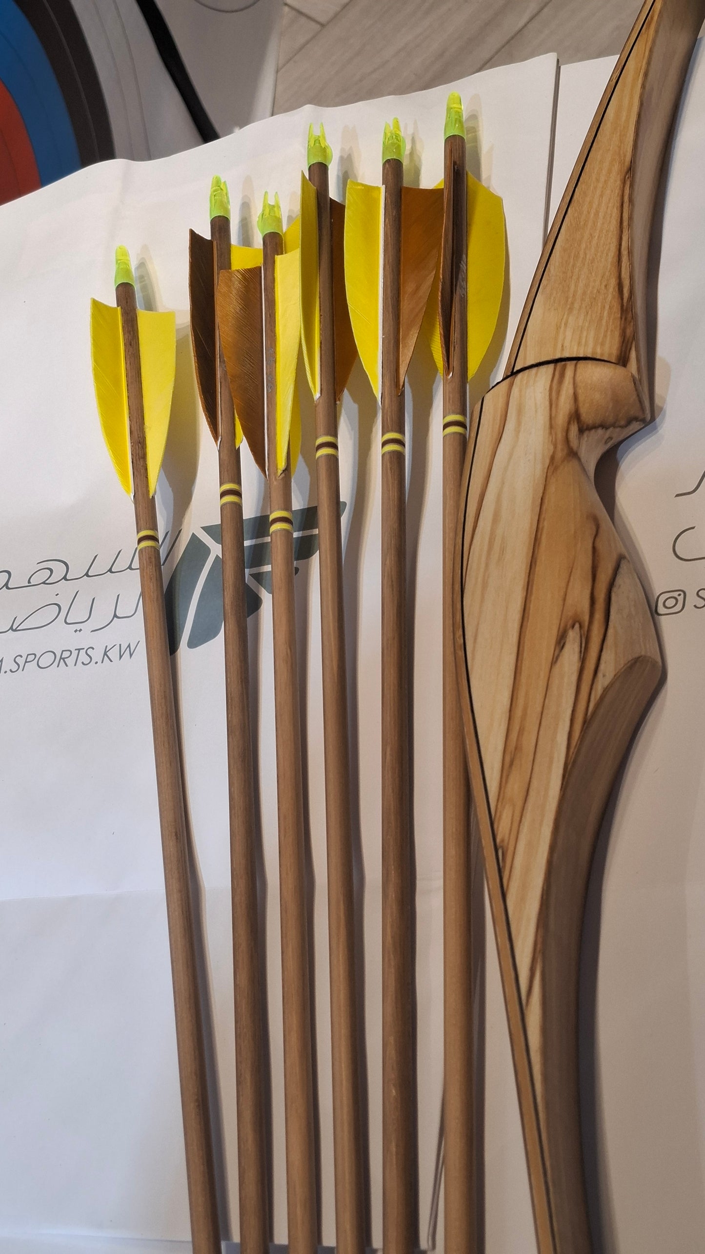 Falco Myth Longbow package (Spalted birch)