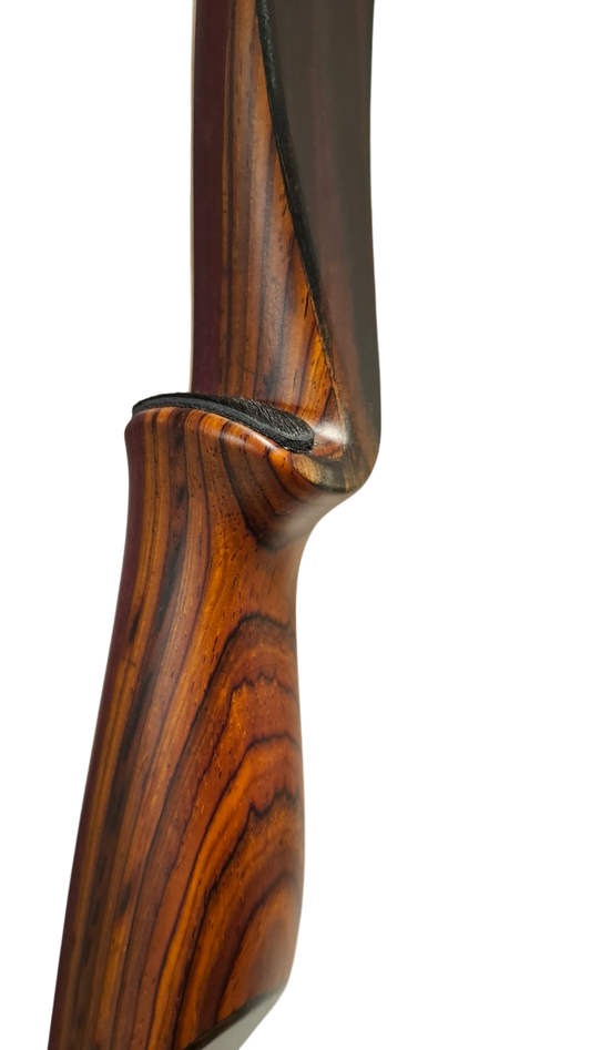 Falco Storm Longbow (Cocobolo + Amaranth w/ Macassar ebony)