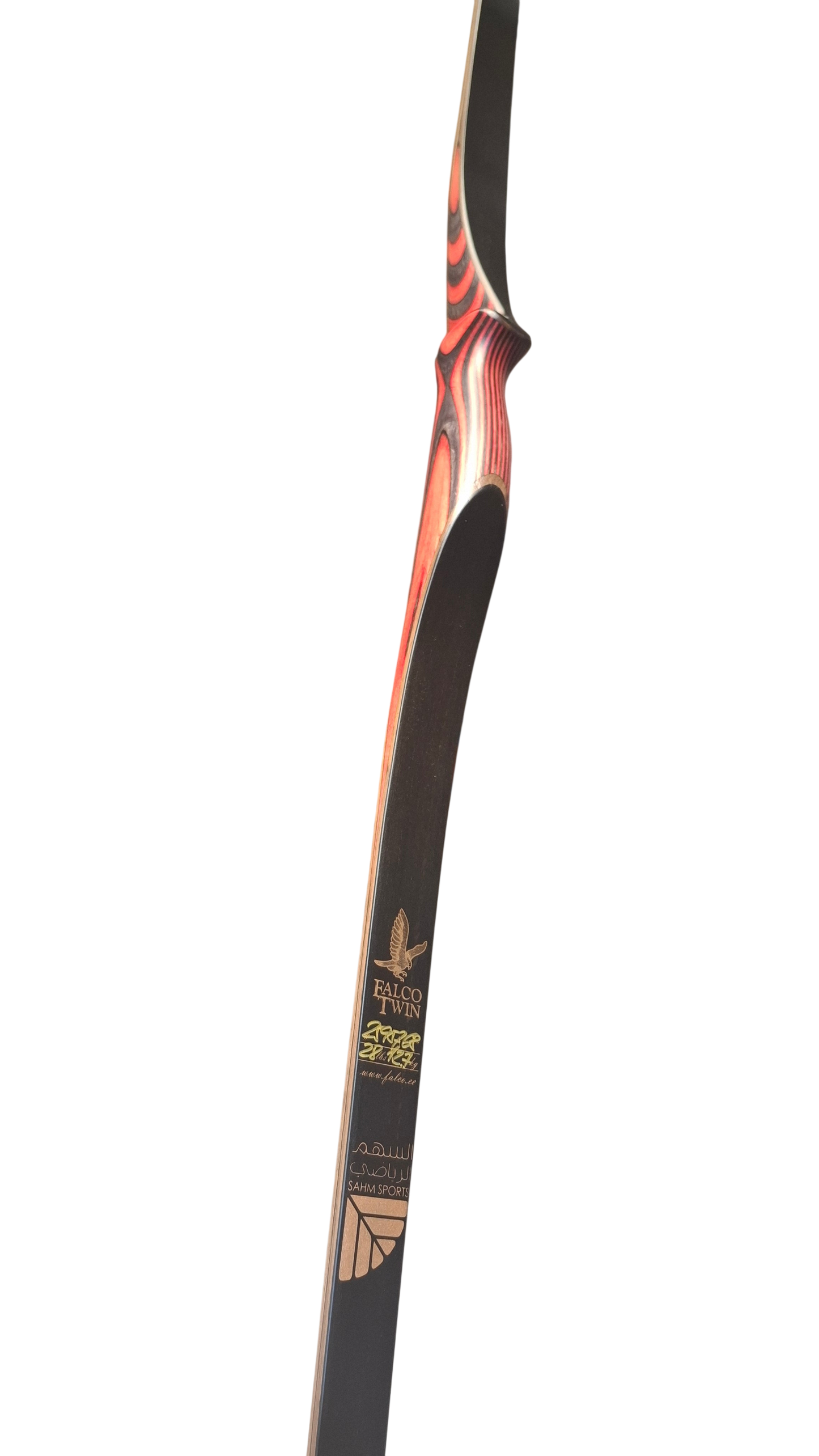 Falco Twin Longbow Colorwood - pink + grey