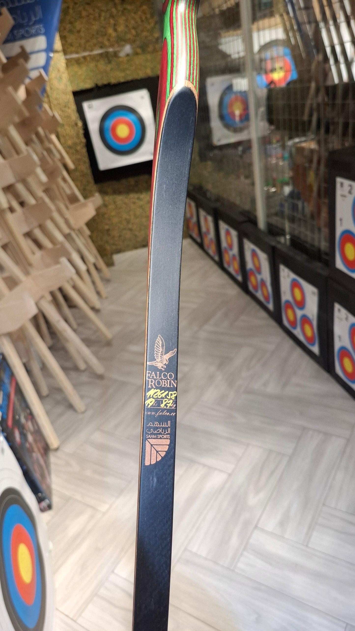 Falco Robin - Colorwood Green + Red