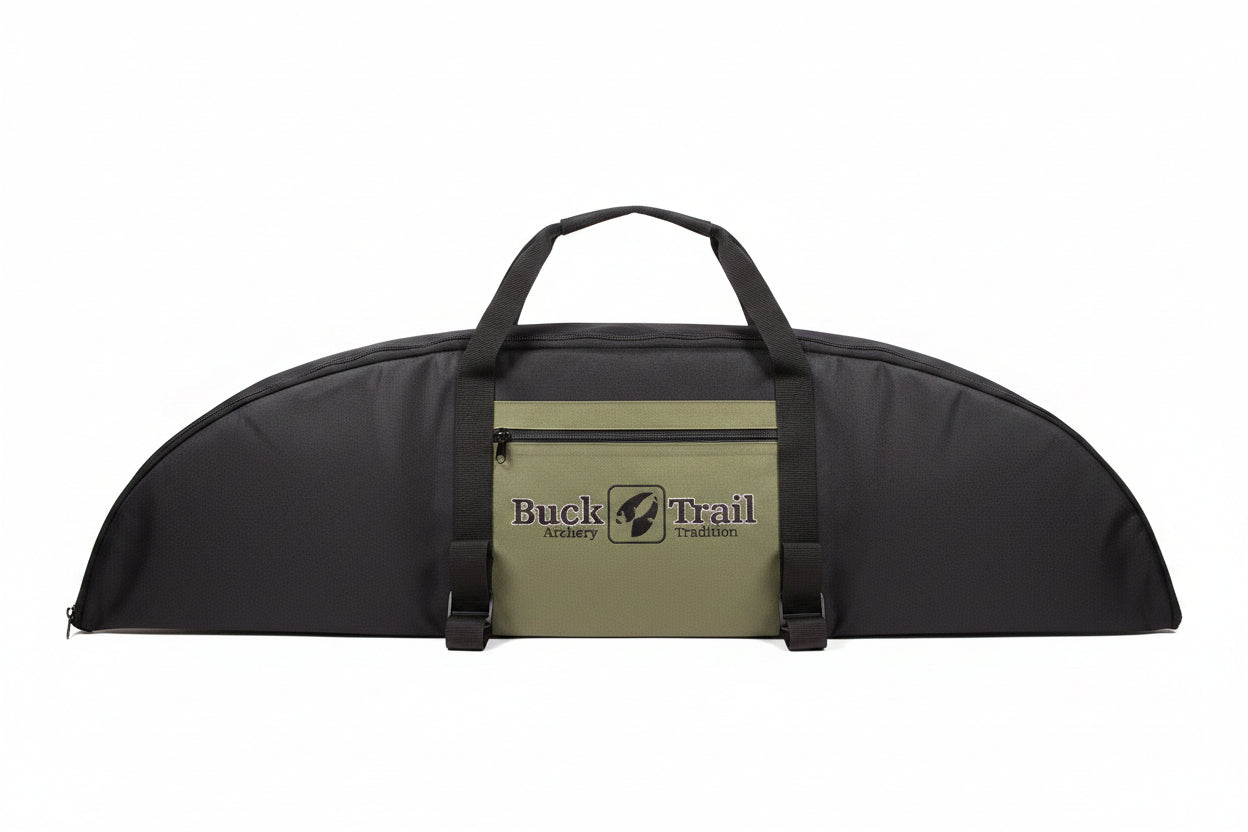 CASE HORSEBOW 130CM x 30CM BLACK/GREEN W/ ARROWTUBE STRAPS شنطة قوس
