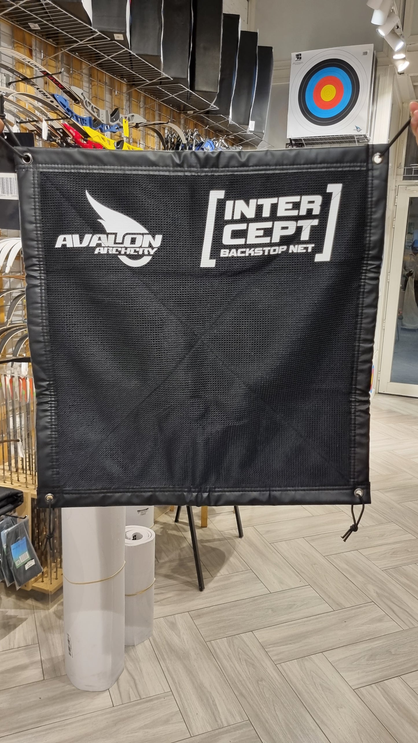 INTERCEPT BACKSTOP NETTING 60X60 CM BLACK شبك حماية للهدف