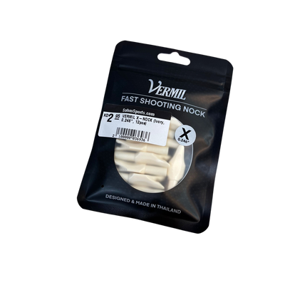 VERMIL X-NOCK (Ivory, 0.246", 12pcs)