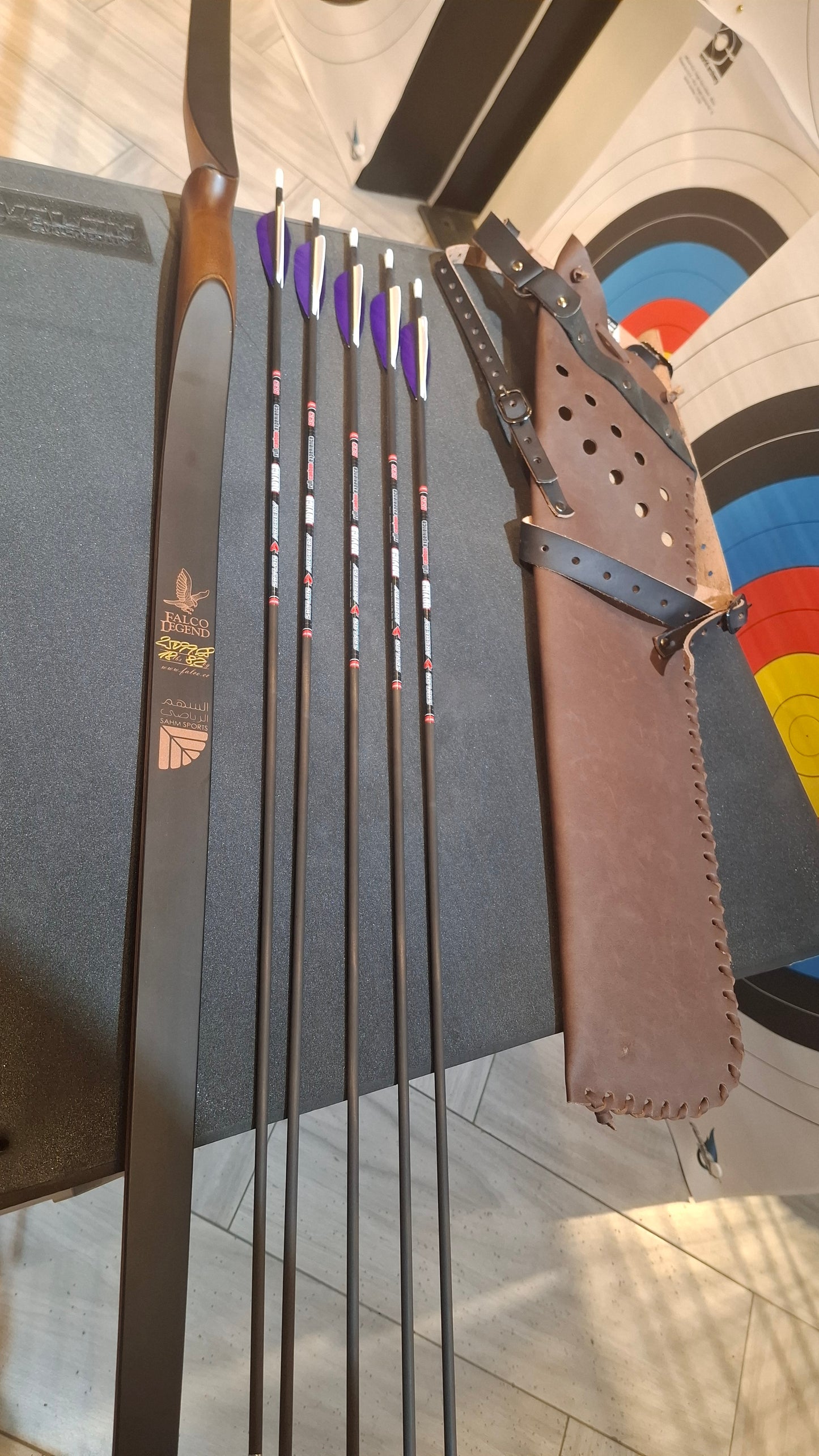 Falco Legend Longbow package باقة قوس لجند من فالكو