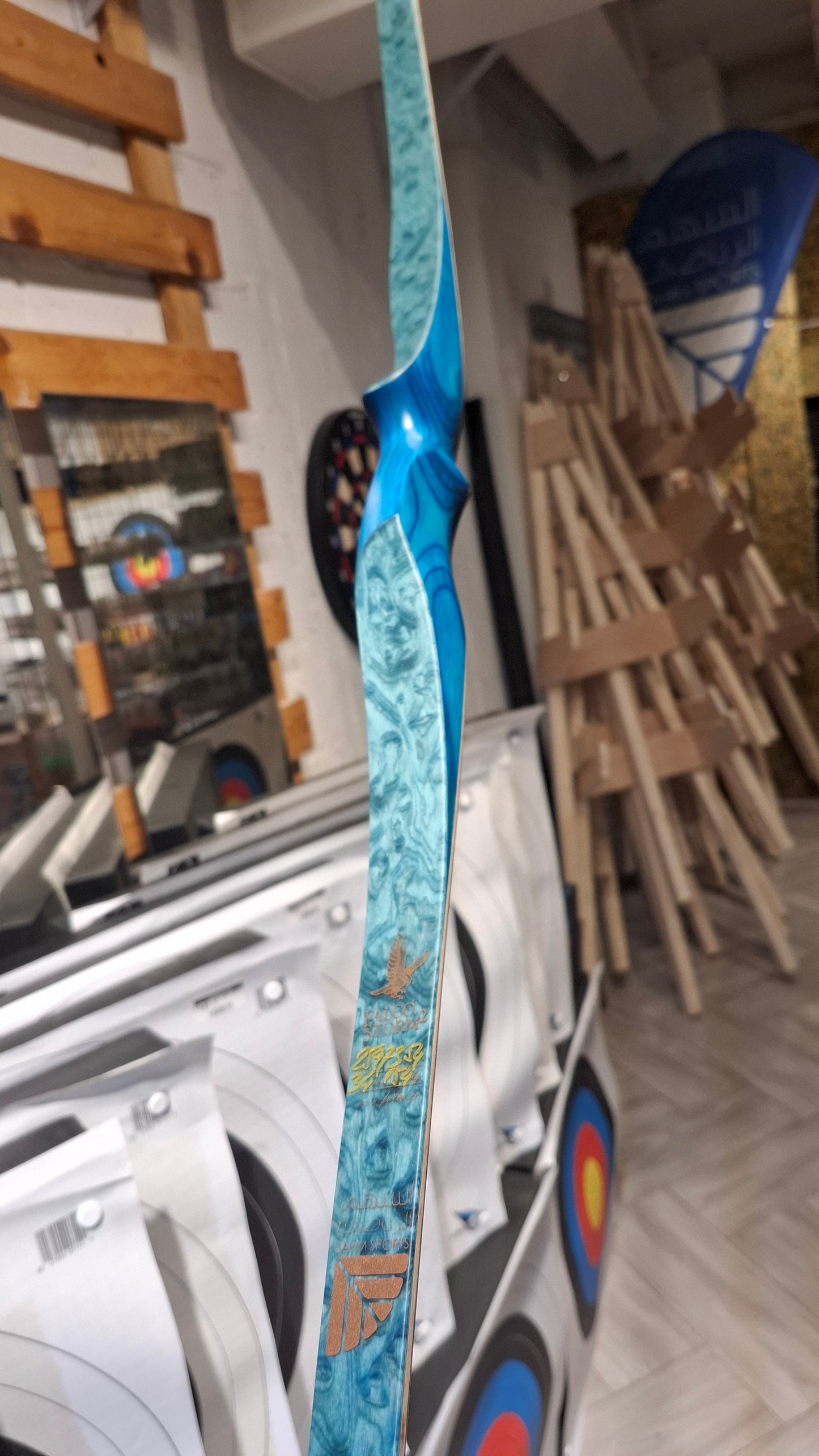 Falco Storm 2 Longbow (Blue root w/turquoise root)