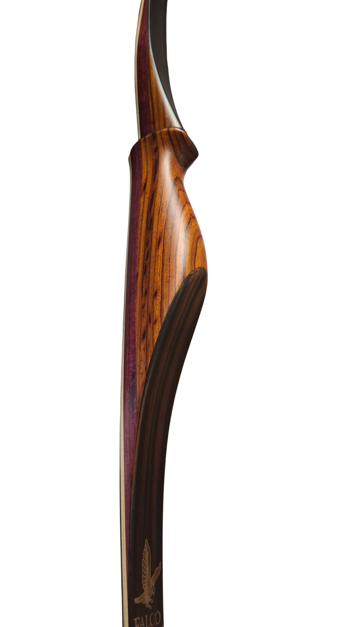 Falco Storm Longbow (Cocobolo + Amaranth w/ Macassar ebony)