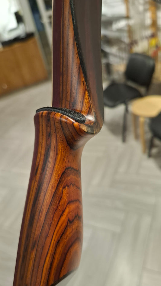 Falco Storm Longbow (Cocobolo + Amaranth w/ Macassar ebony)