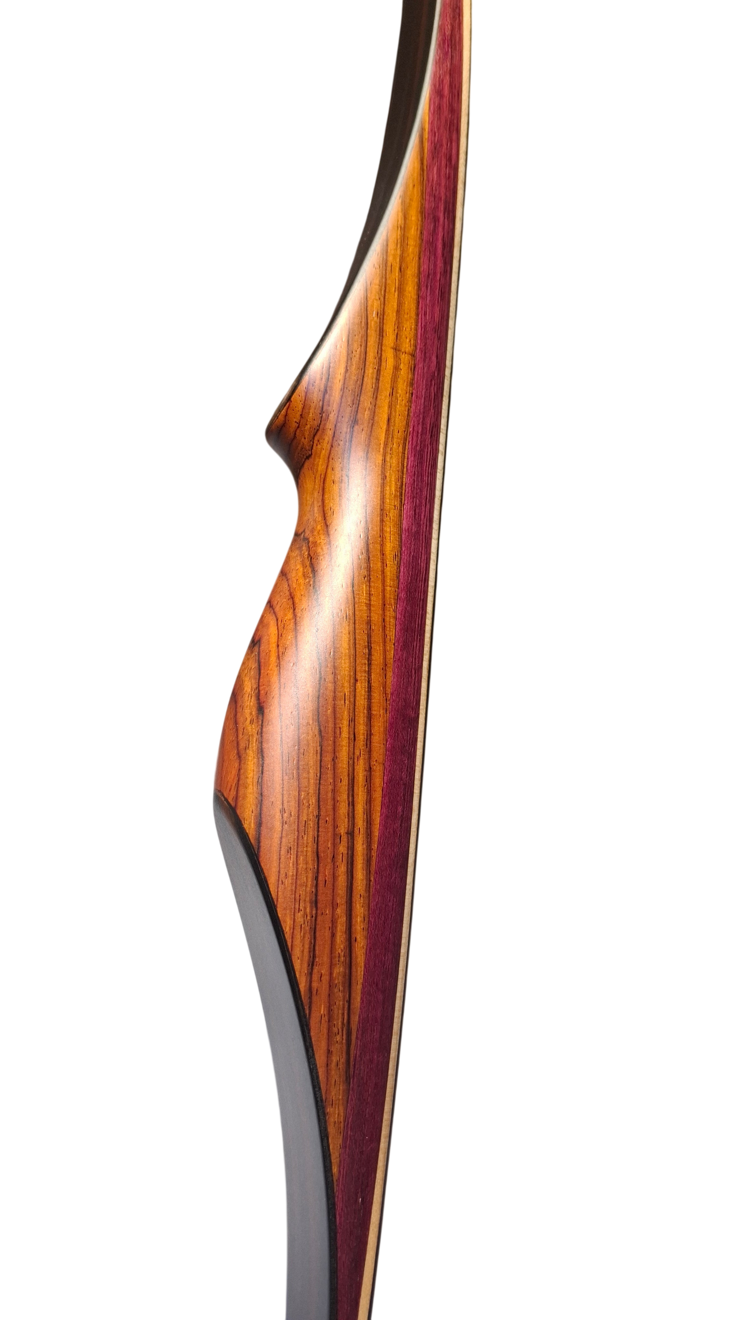 Falco Storm Longbow (Cocobolo + Amaranth w/ Macassar ebony)