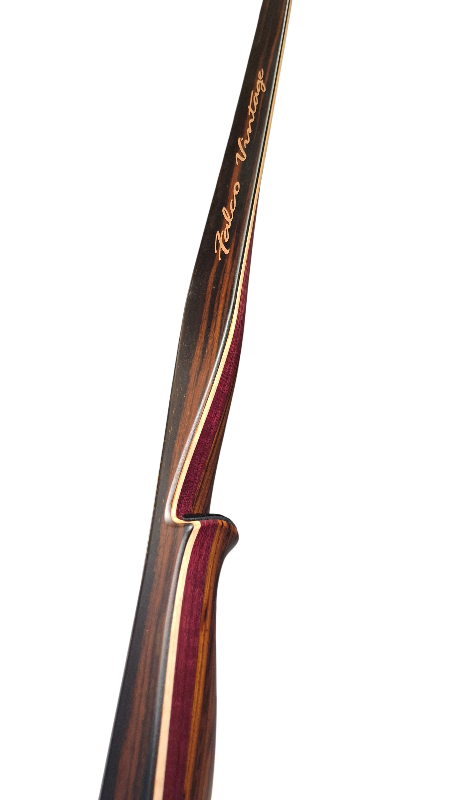 Falco Storm Longbow (Cocobolo + Amaranth w/ Macassar ebony)