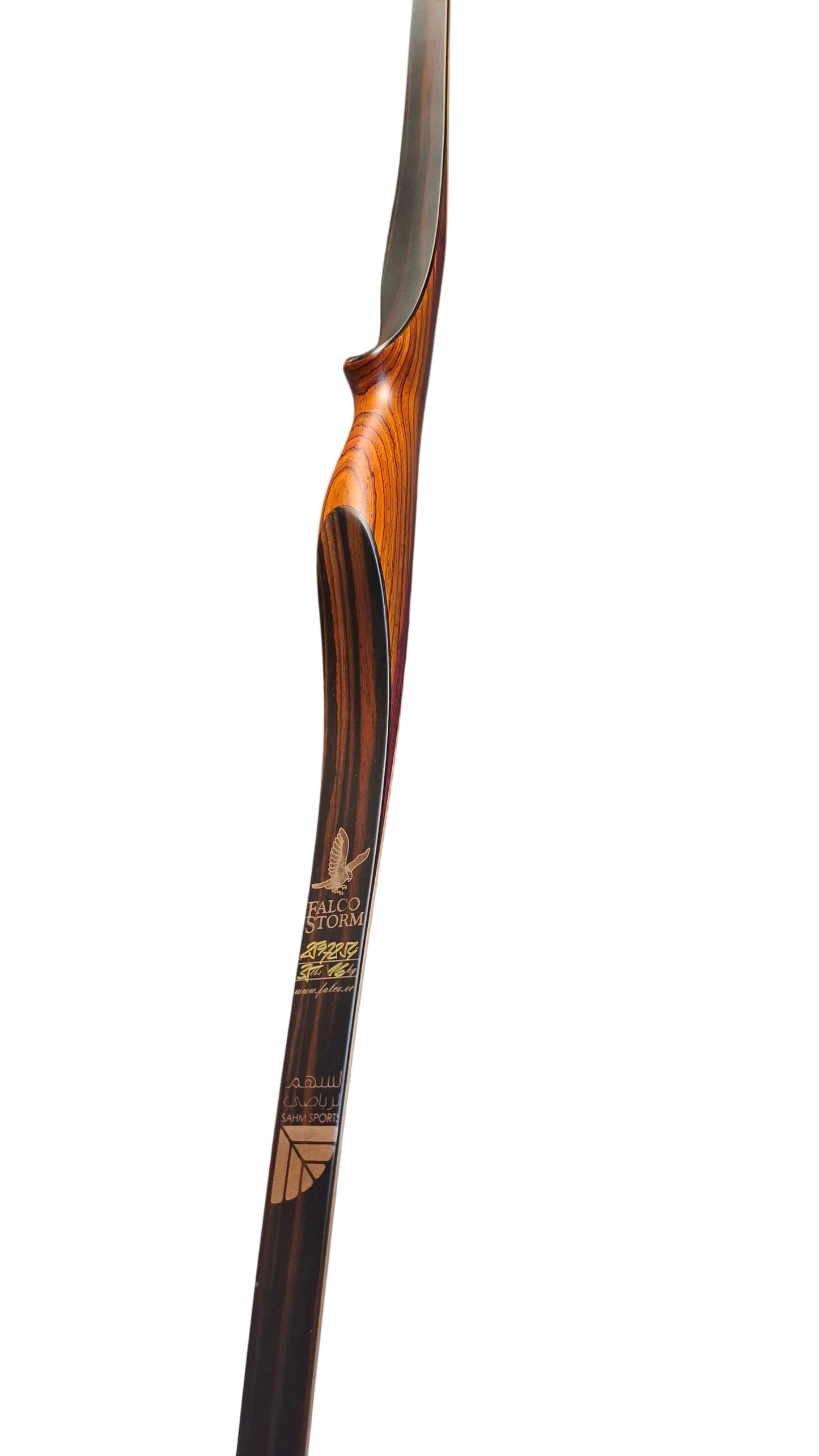 Falco Storm Longbow (Cocobolo + Amaranth w/ Macassar ebony)