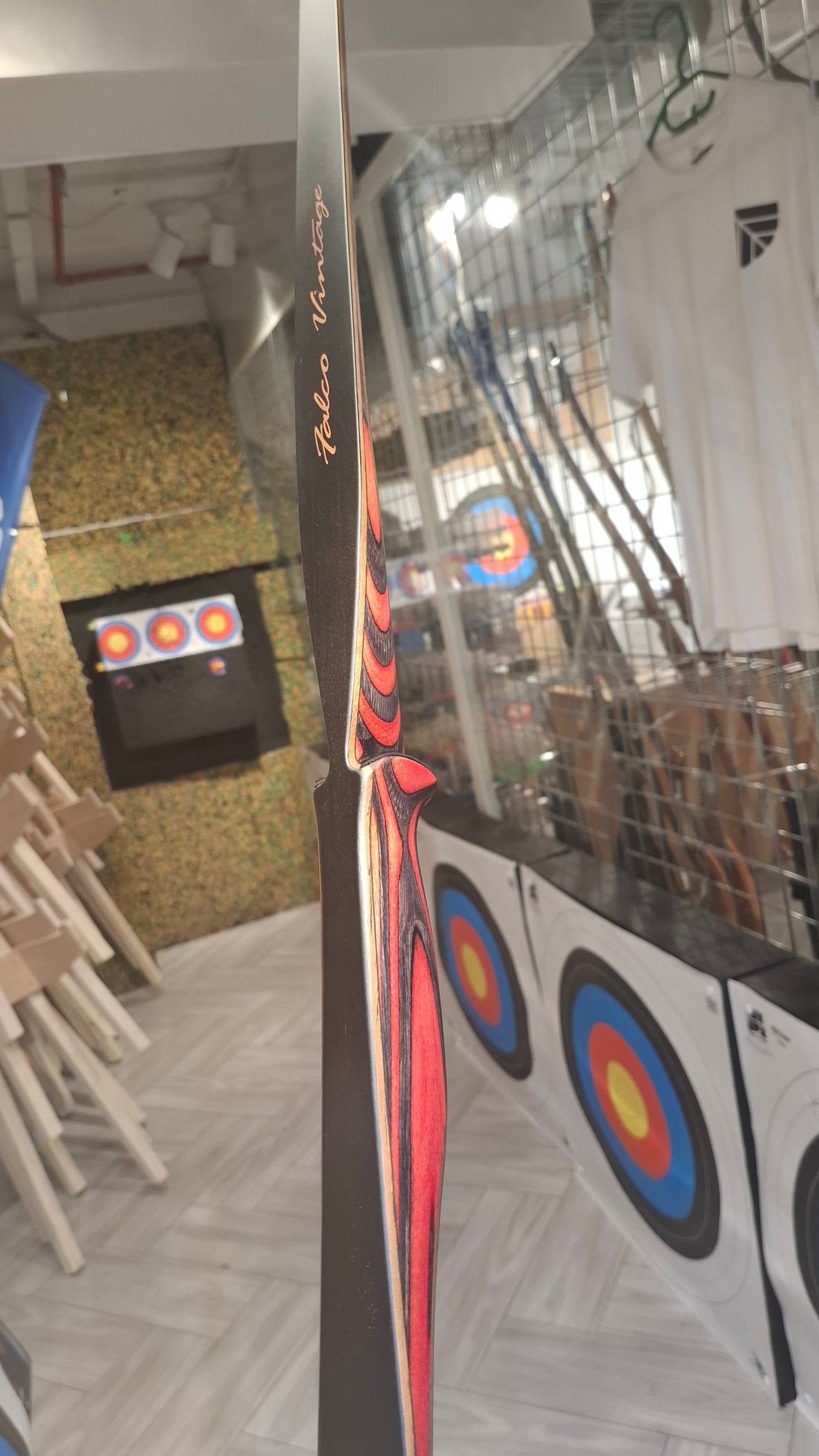 Falco Twin Longbow Colorwood - pink + grey