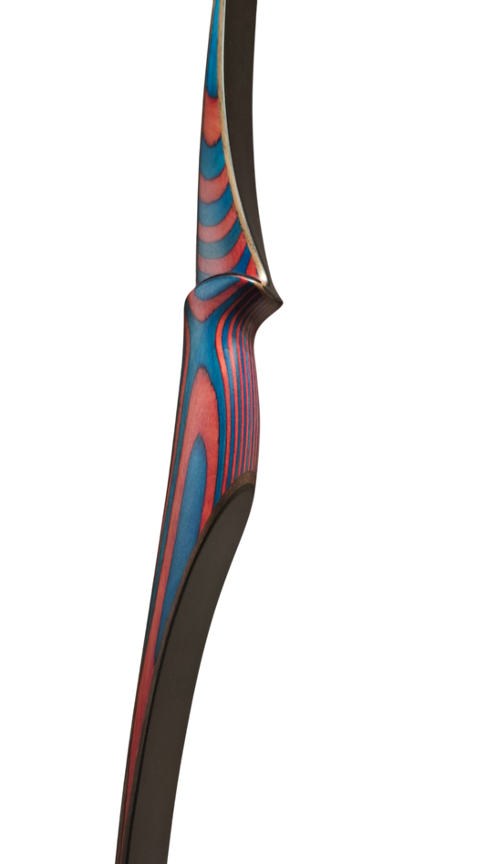 Falco Twin Longbow Colorwood - blue + pink