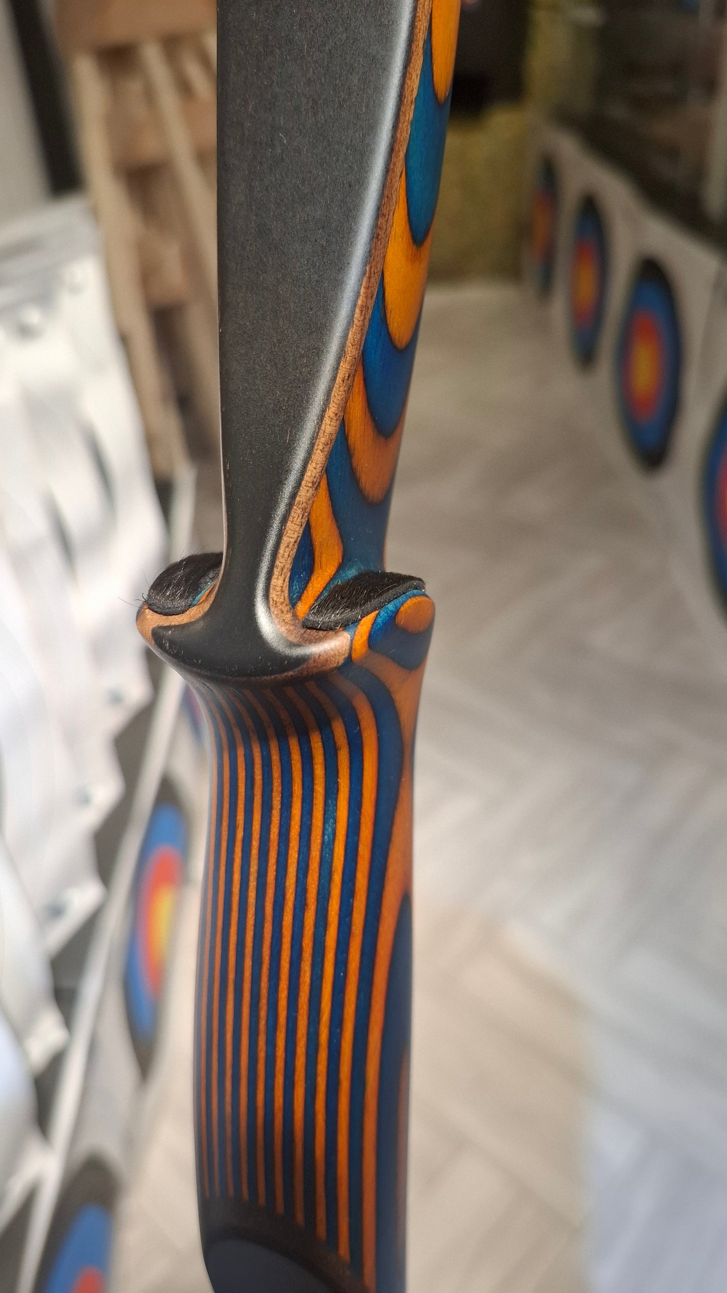 Falco Twin Longbow Colorwood - blue + orange