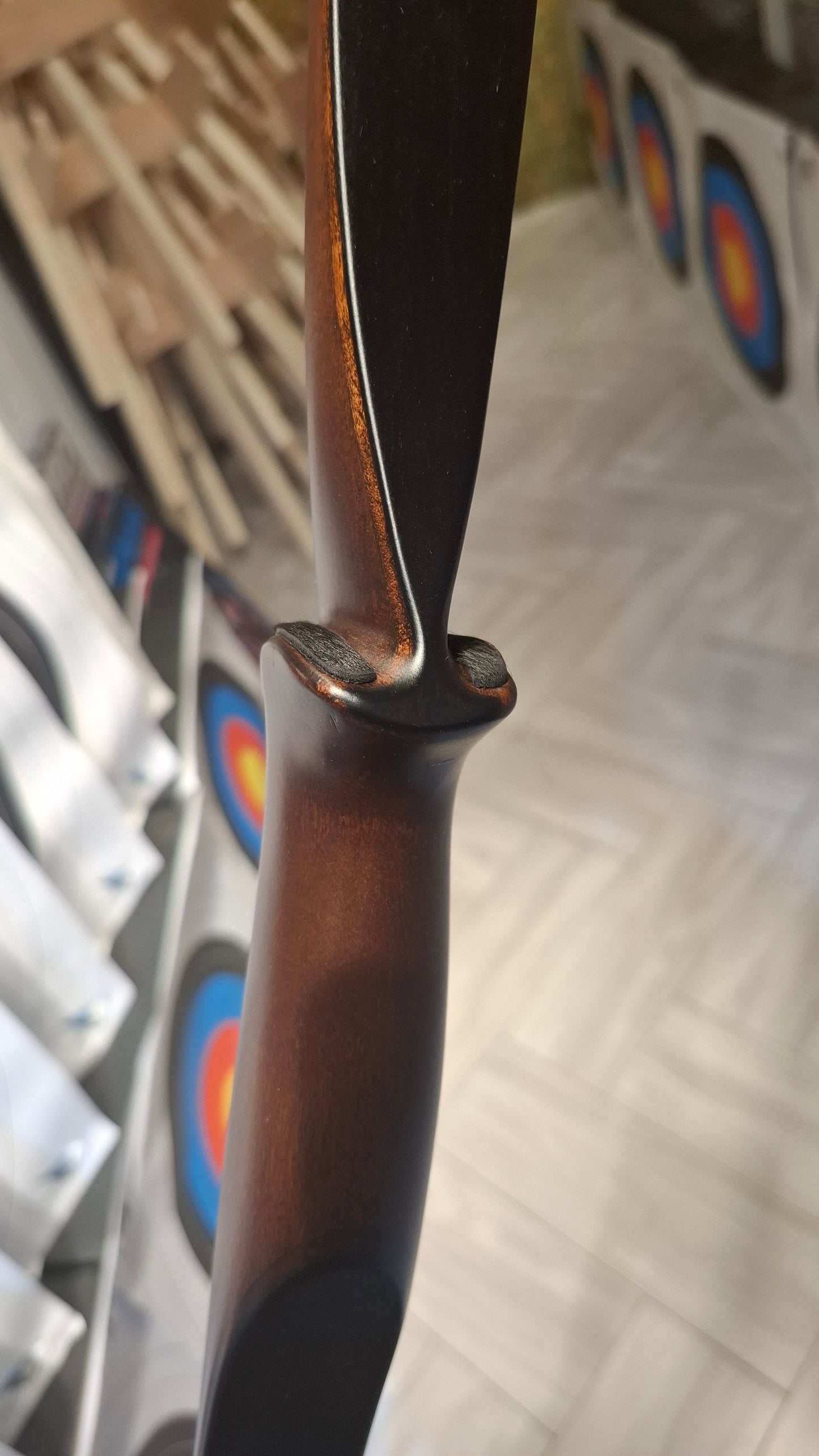 Falco Twin Longbow - Walnut stain