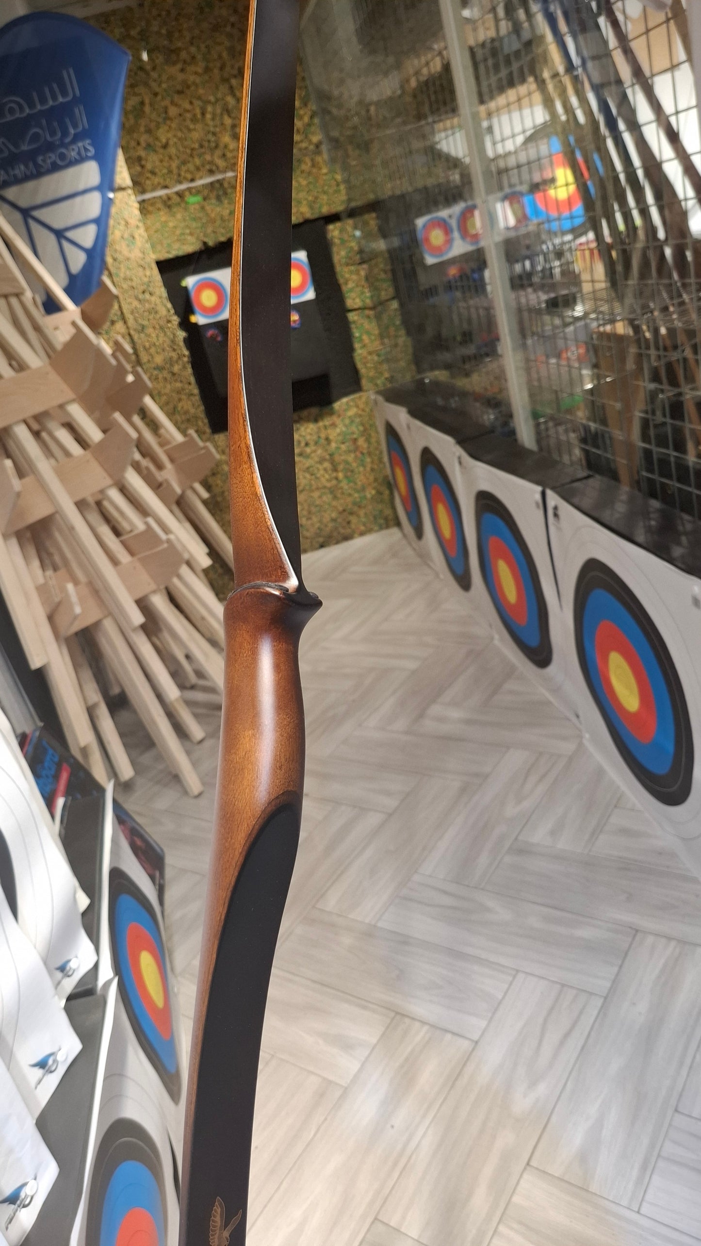 Falco Twin Longbow - Walnut stain