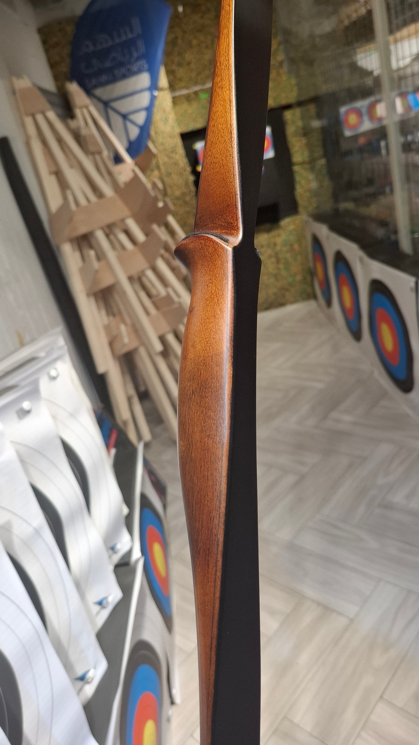 Falco Twin Longbow - Walnut stain