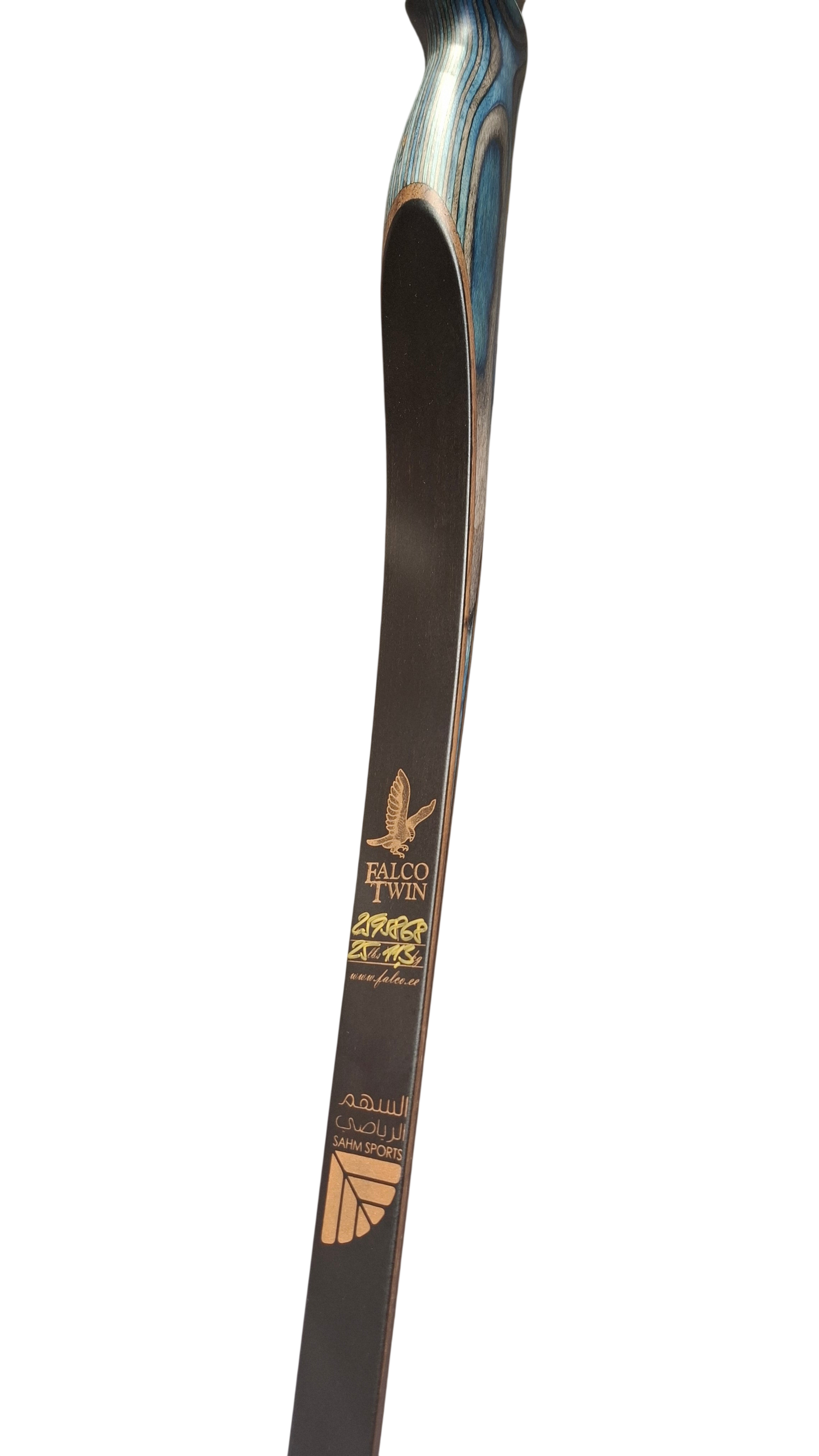 Falco Twin Longbow Colorwood - blue + grey