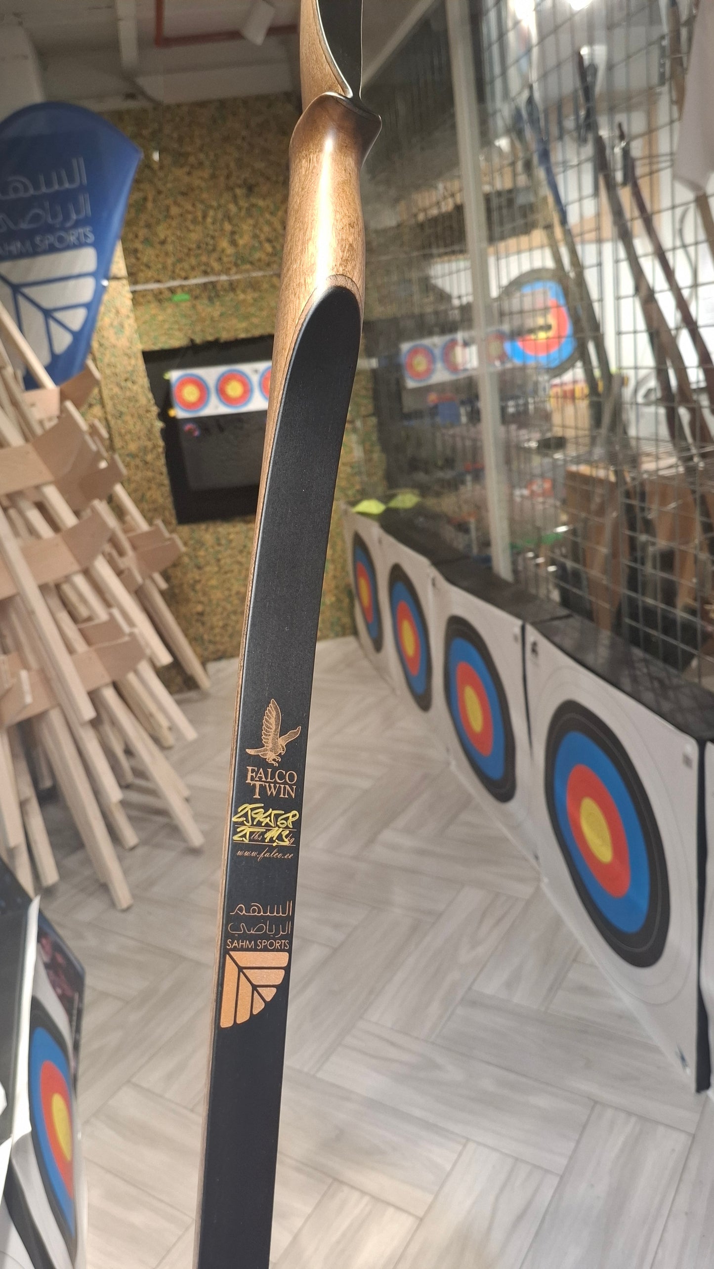 Falco Twin Longbow - Copper stain