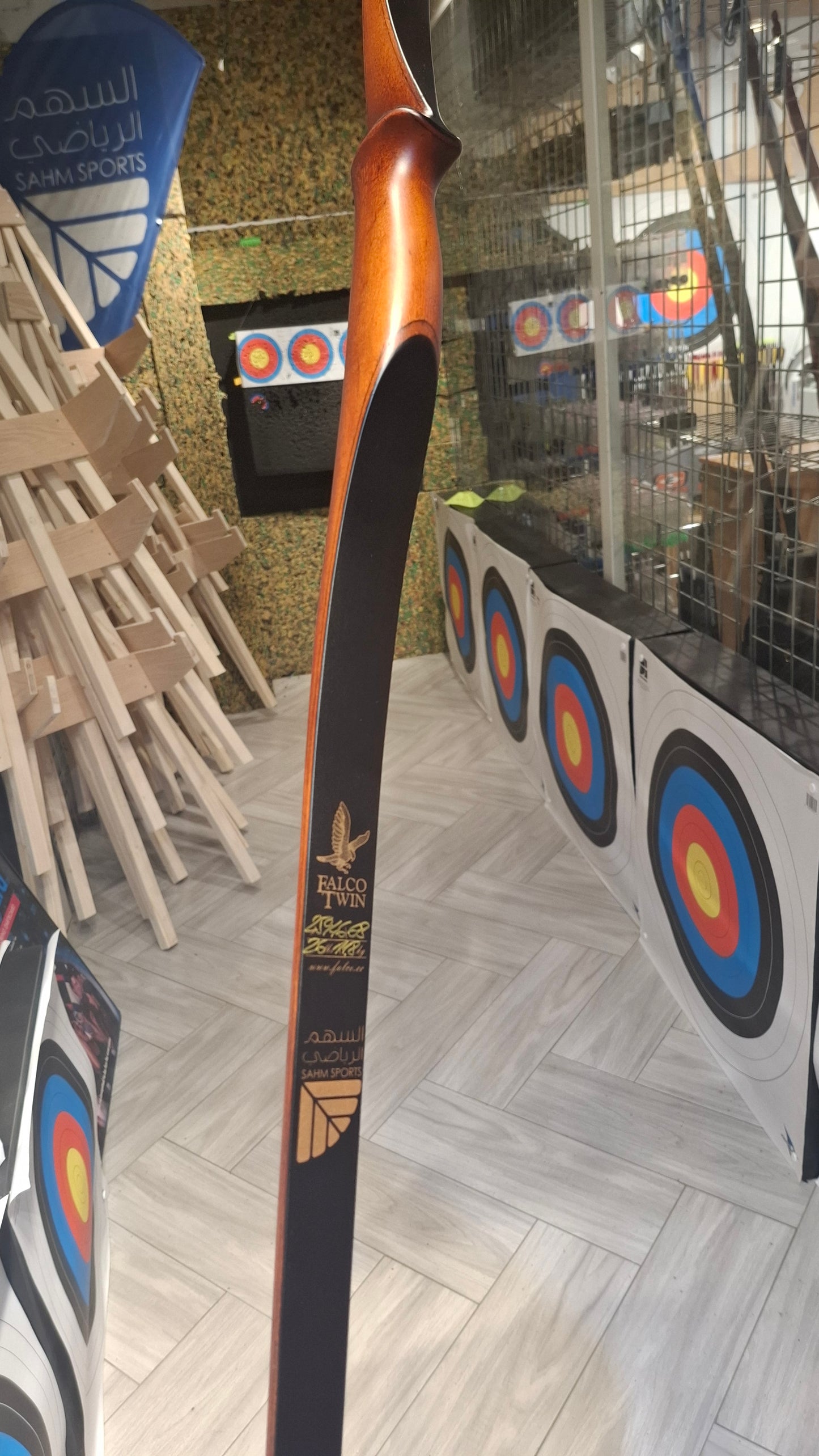 Falco Twin Longbow - Palisander stain