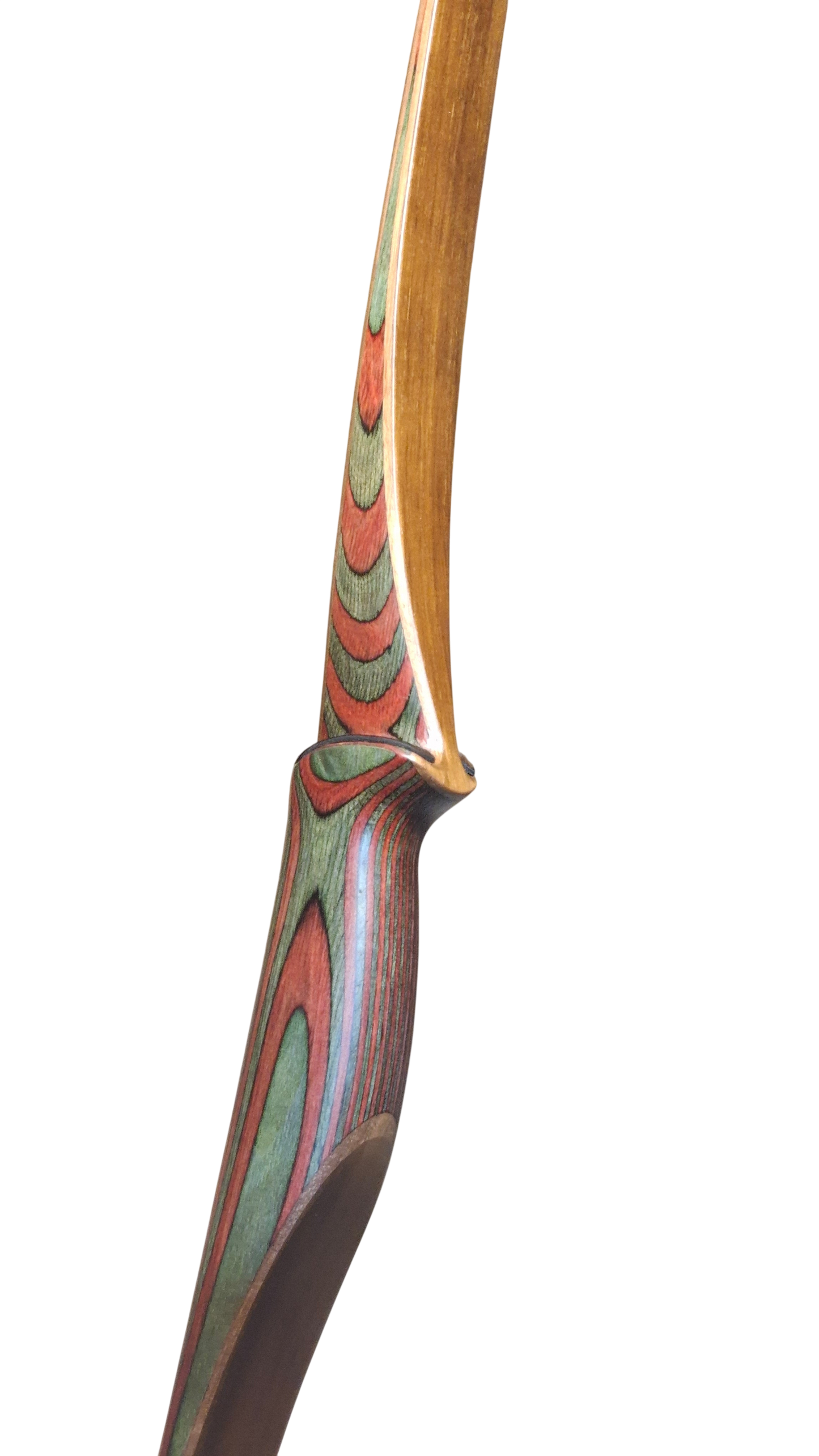 Falco Twin Longbow- Red + Green Exotic
