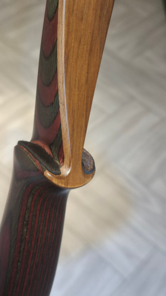 Falco Twin Longbow Colorwood - red + green