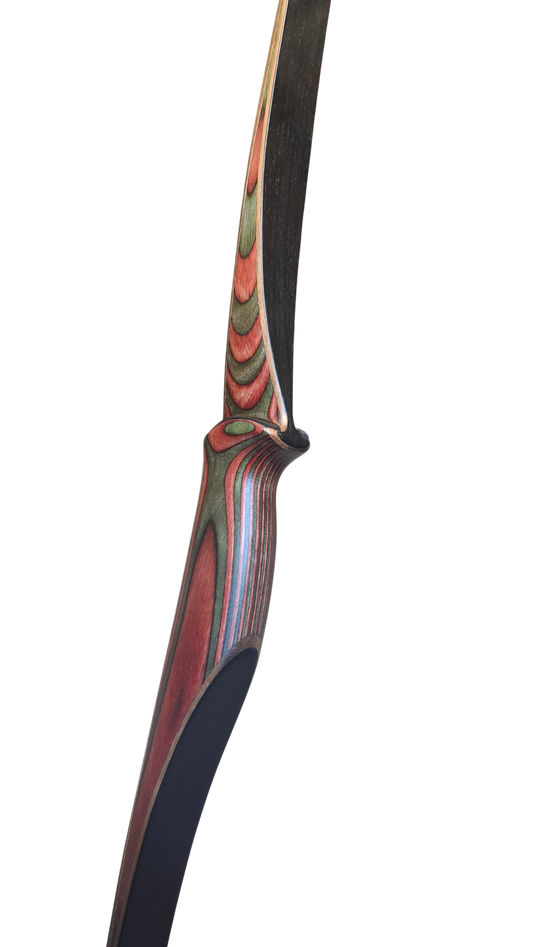 Falco Twin Longbow Colorwood - Red + Green