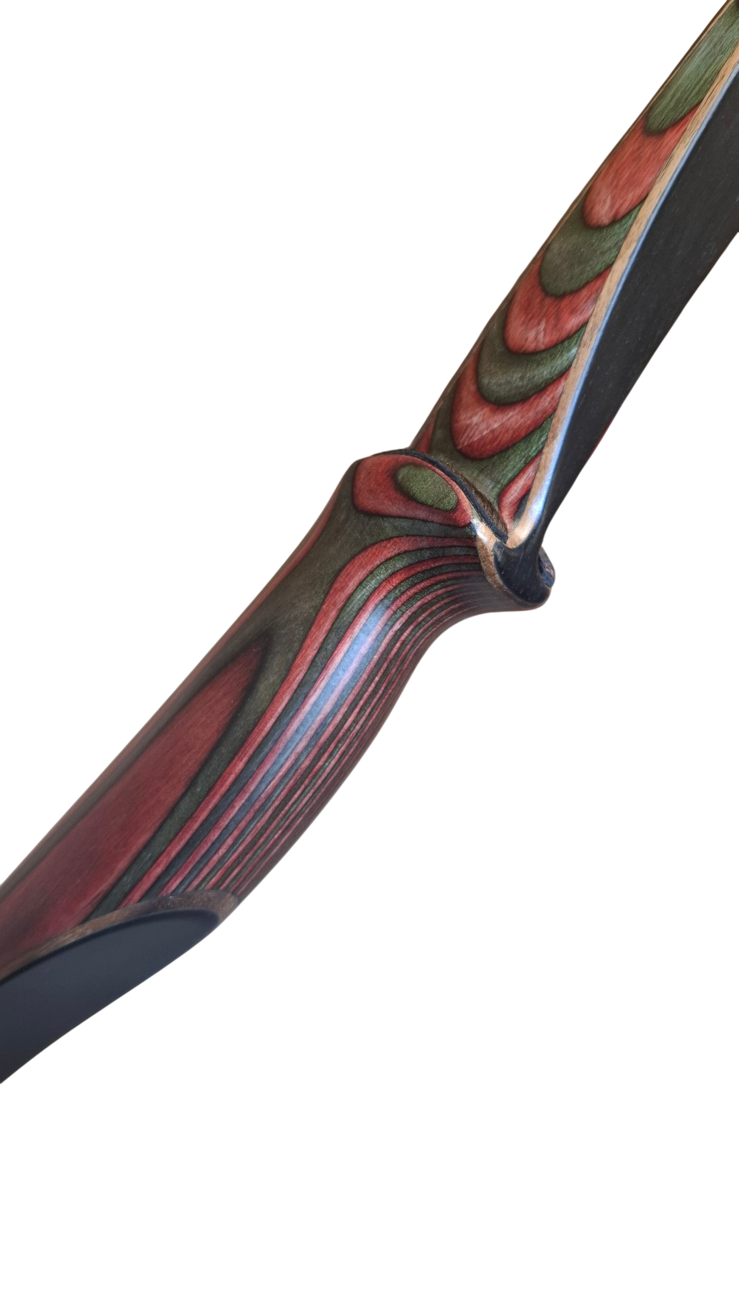 Falco Twin Longbow Colorwood - Red + Green
