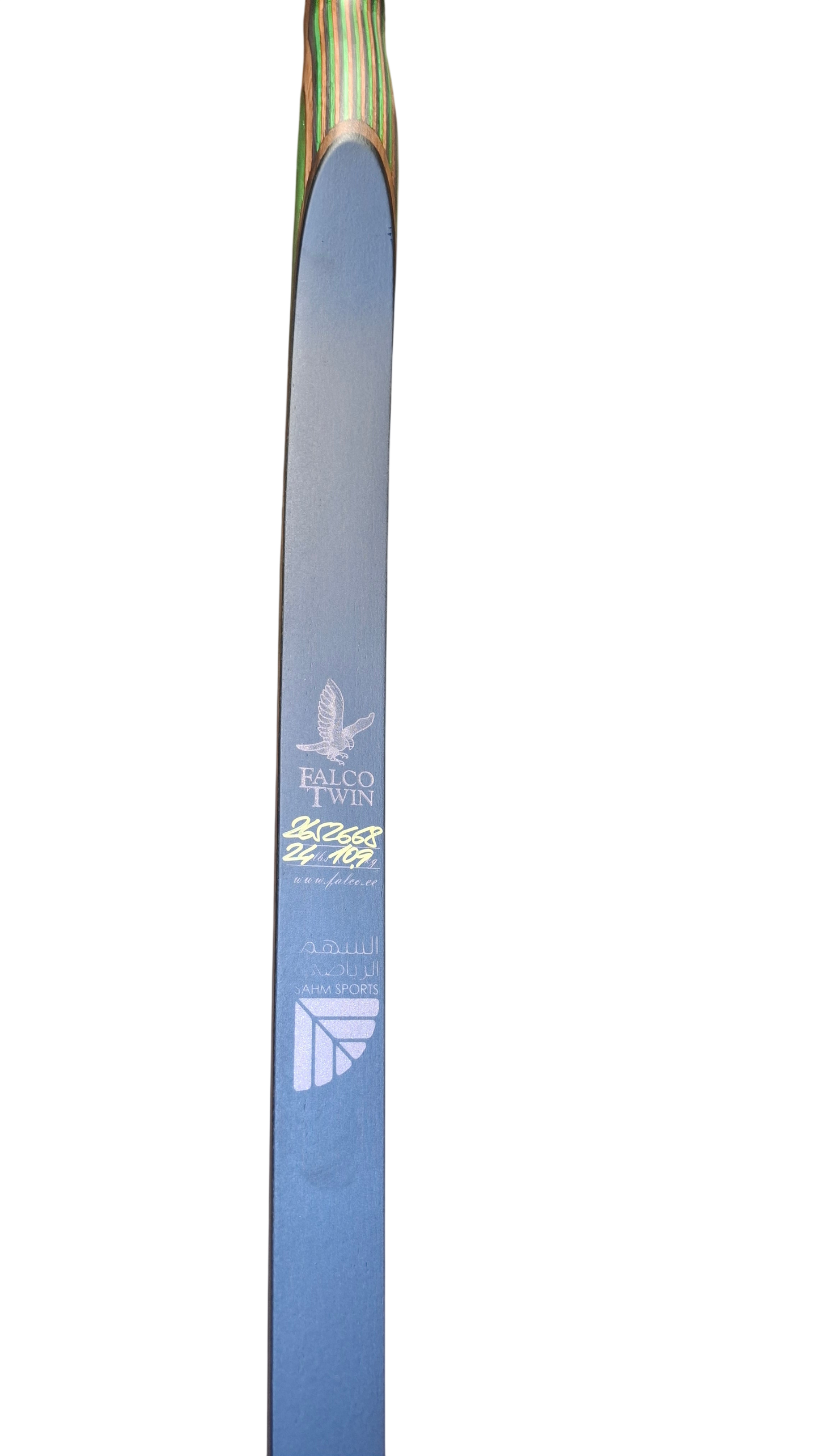 Falco Twin Longbow Colorwood - green + grey