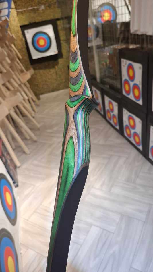 Falco Twin Longbow Colorwood - green + grey