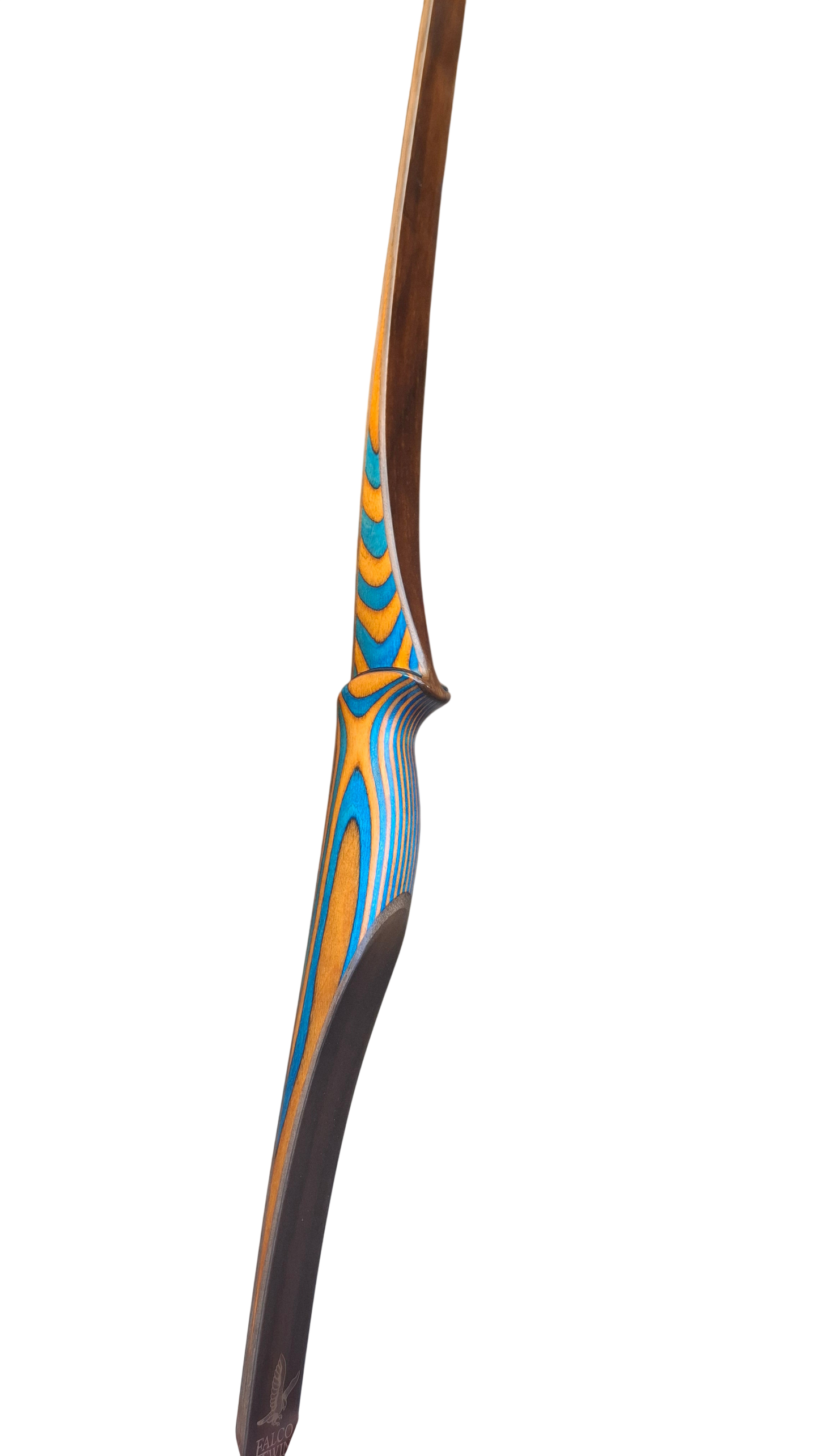 Falco Twin Longbow Blue + Orange exotic قوس فالكو تون