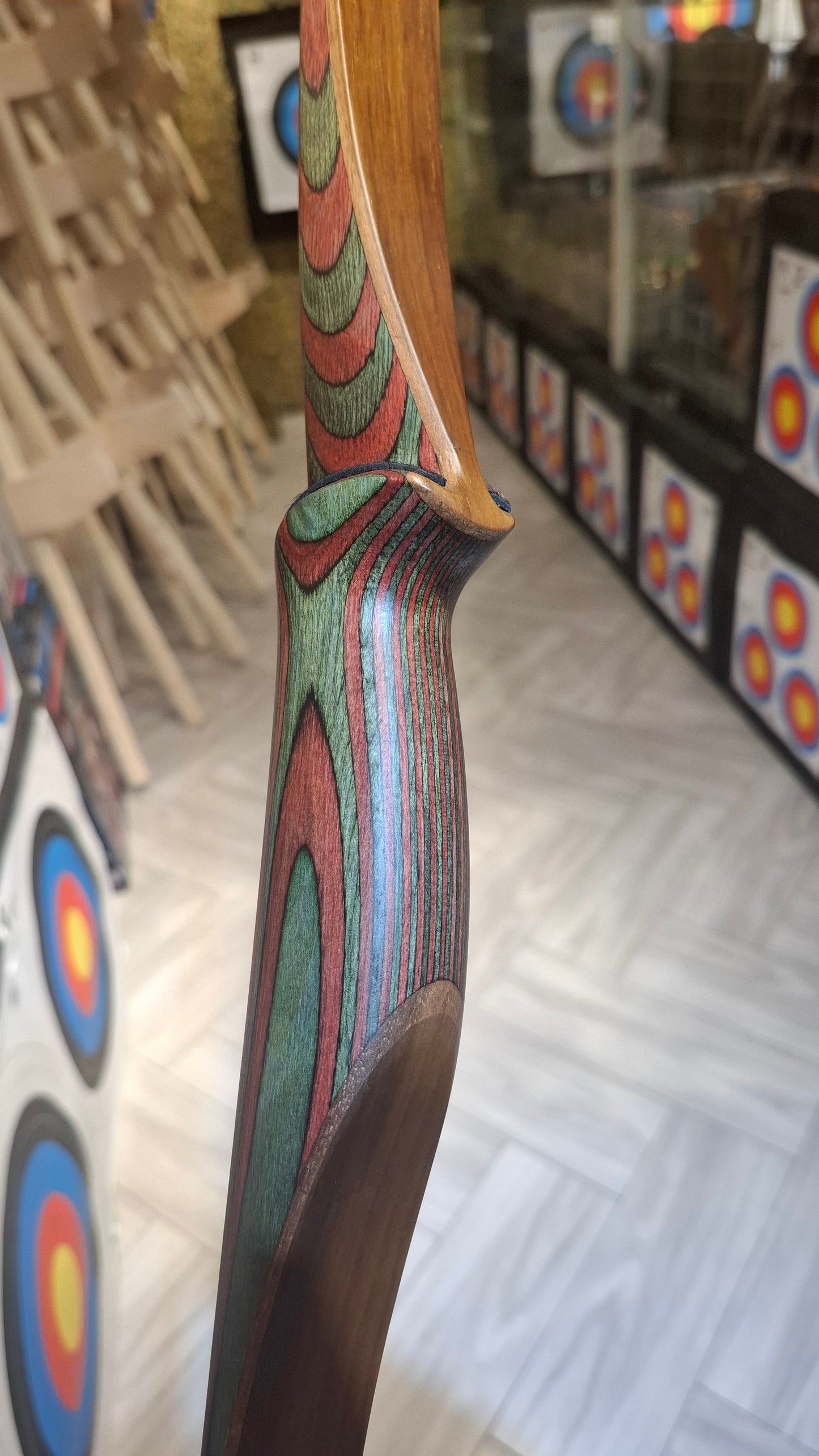 Falco Twin Longbow Red + Green exotic قوس فالكو تون