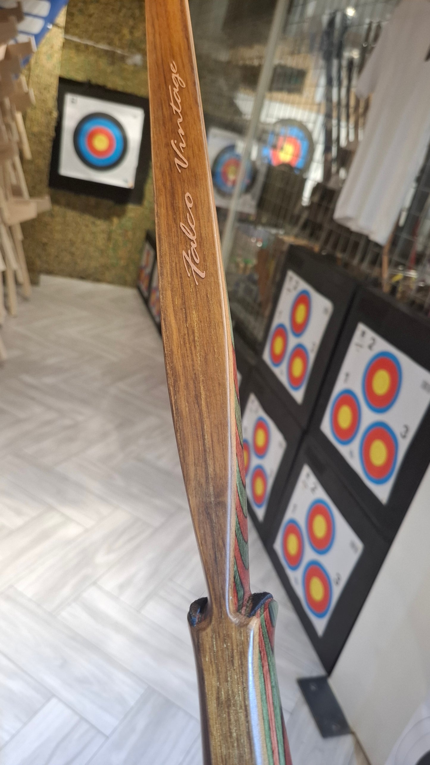 Falco Twin Longbow Red + Green exotic قوس فالكو تون
