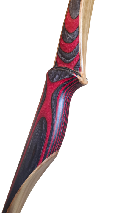 Falco Twin Longbow Red + Grey exotic قوس فالكو تون