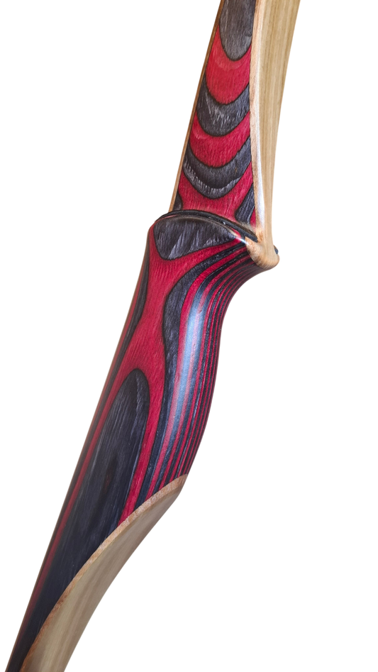 Falco Twin Longbow Red + Grey exotic قوس فالكو تون