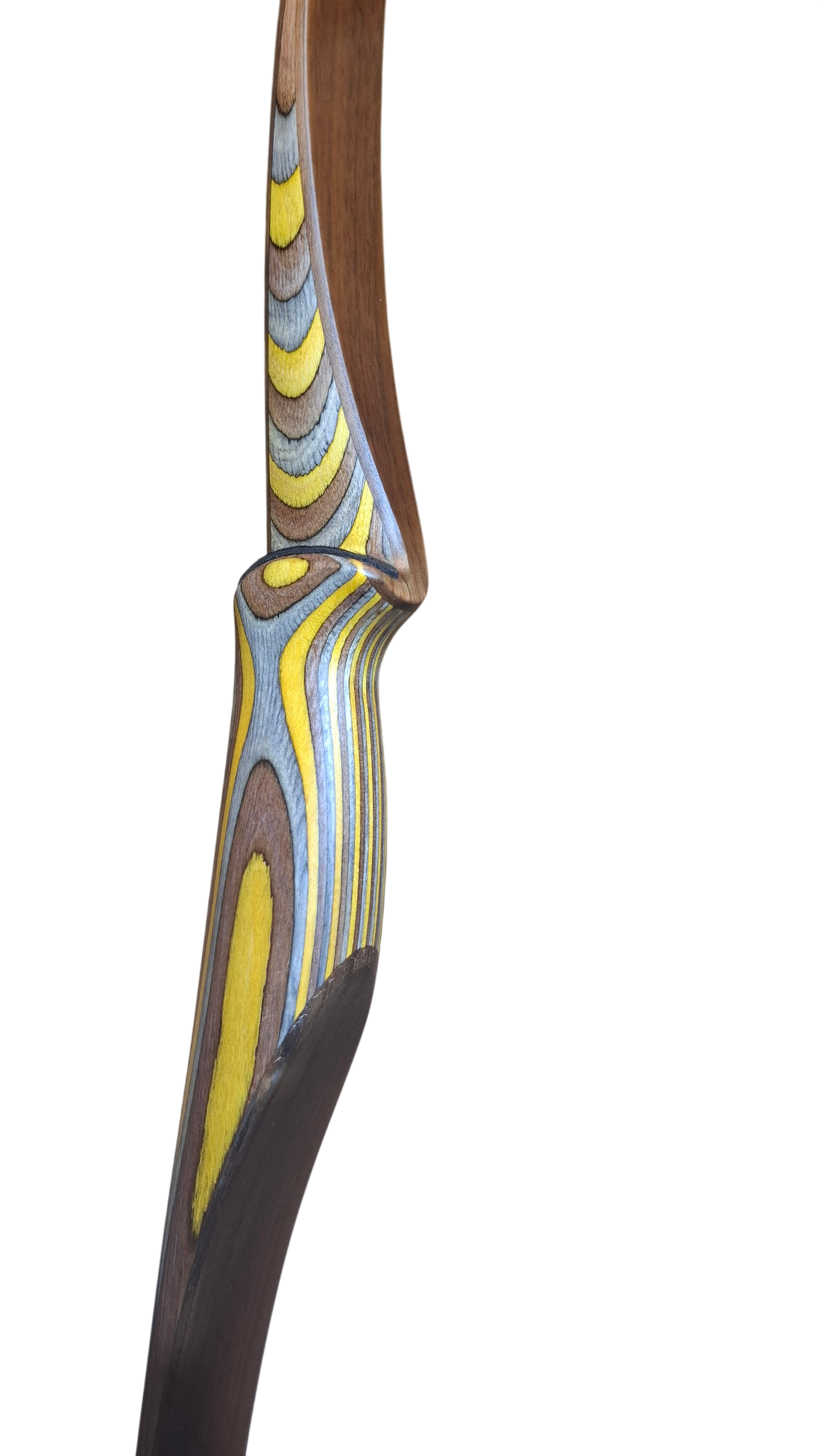 Falco Legend Longbow Yellow + Grey exotic قوس فالكو لجند