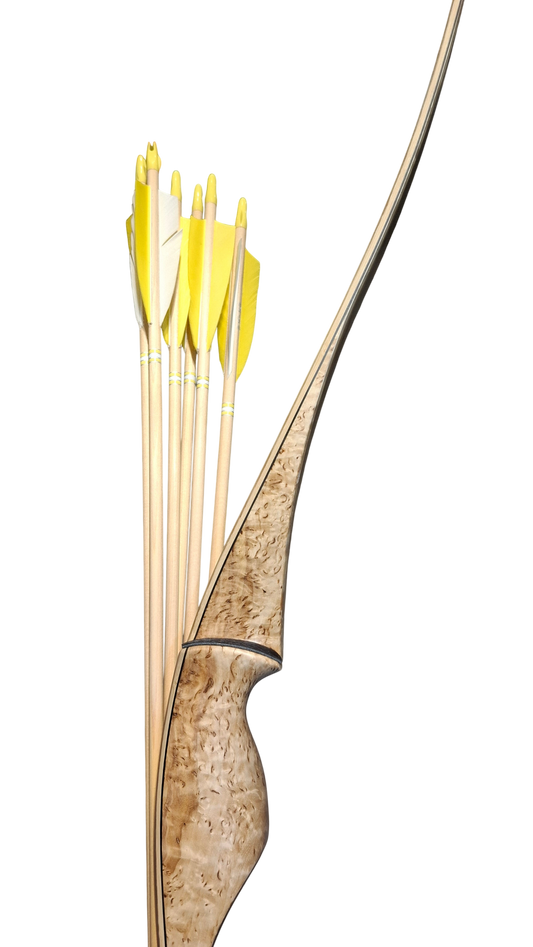 Falco Myth Longbow package Curly Birch