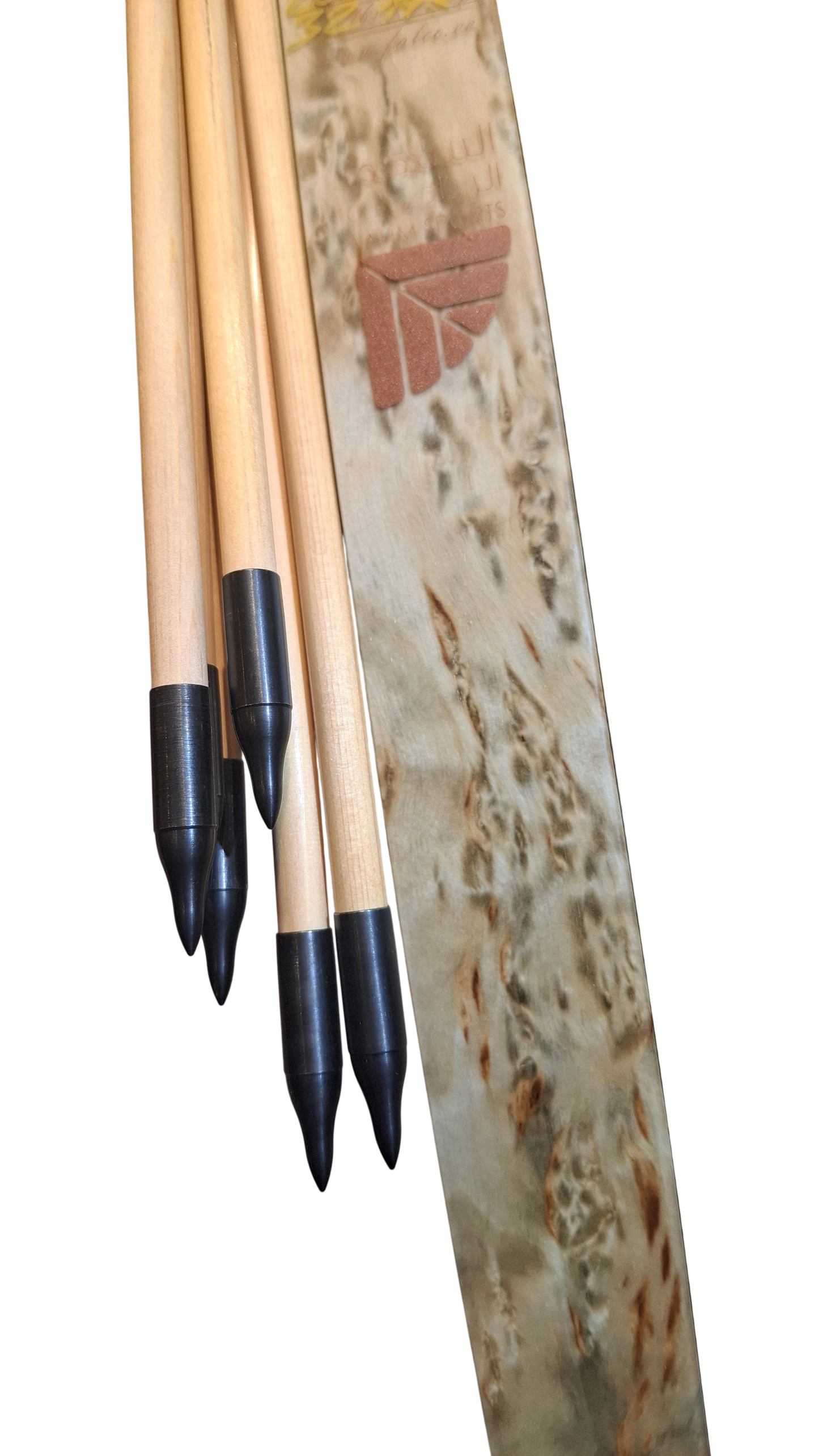 Falco Myth Longbow package Curly Birch