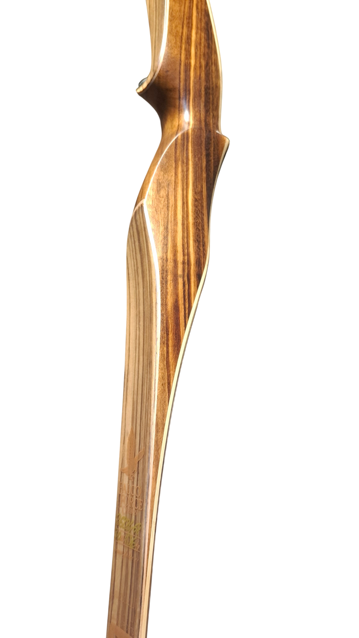 Falco Force Longbow package - Tigerwood + Zebrano wood