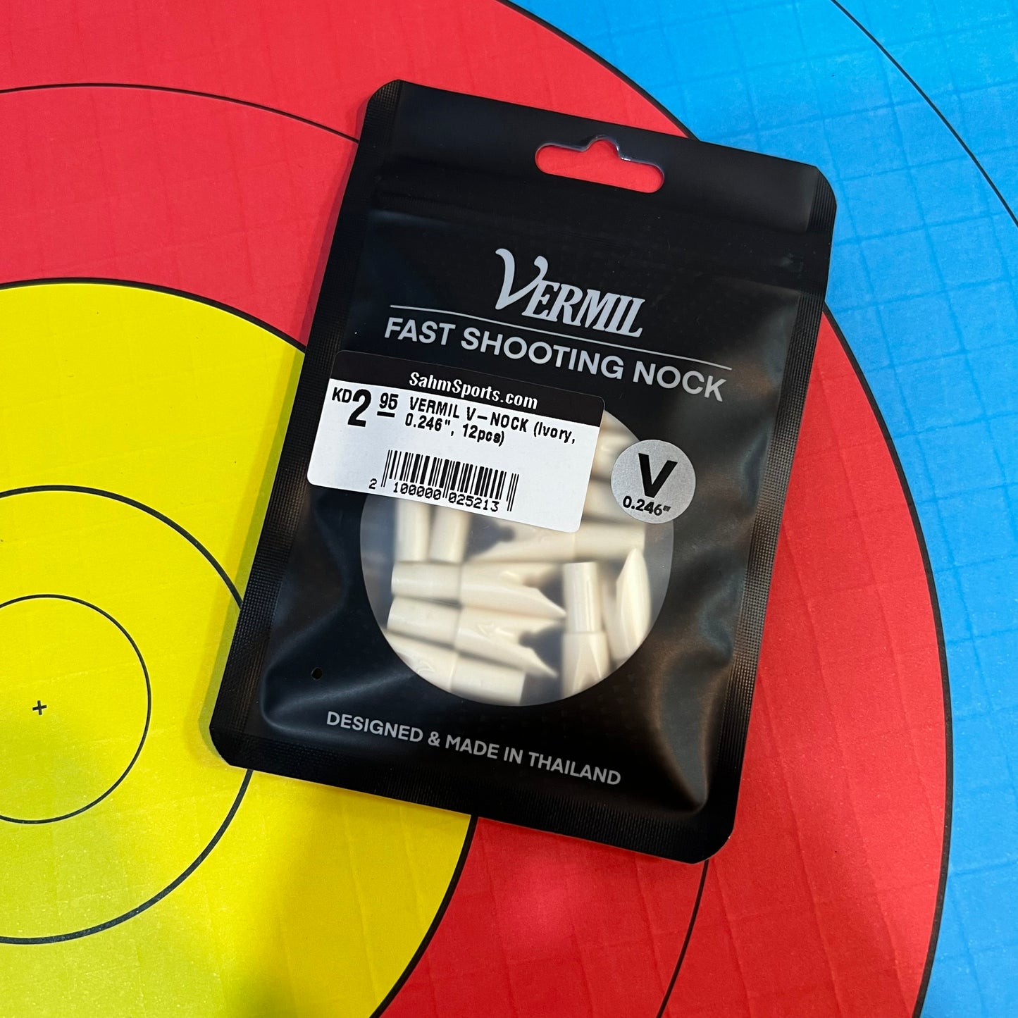 VERMIL V-NOCK (Ivory, 0.246", 12pcs)