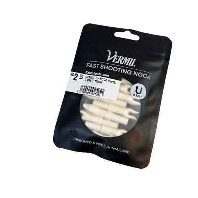 VERMILU-NOCK (Ivory, 0.246", 12pcs)