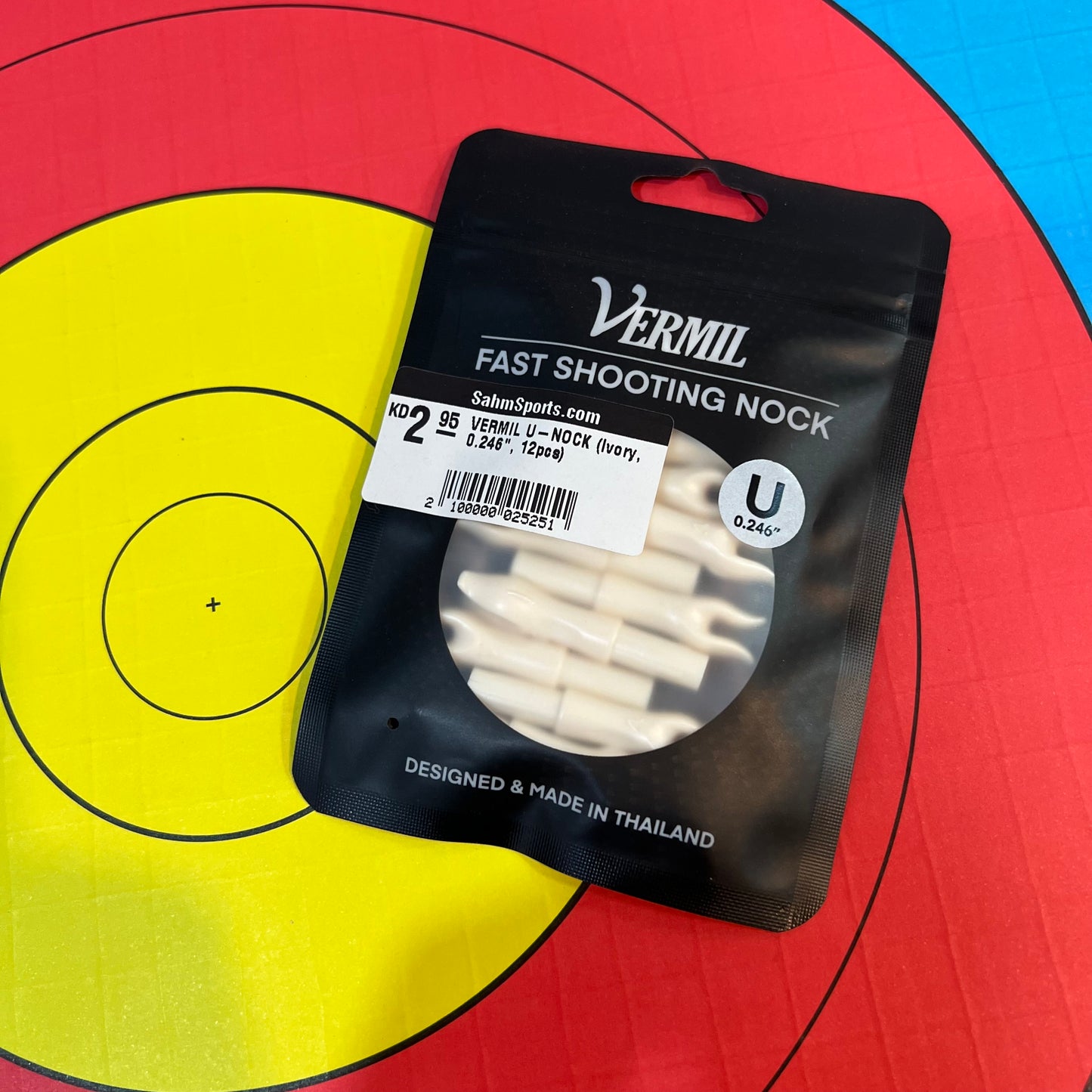 VERMILU-NOCK (Ivory, 0.246", 12pcs)