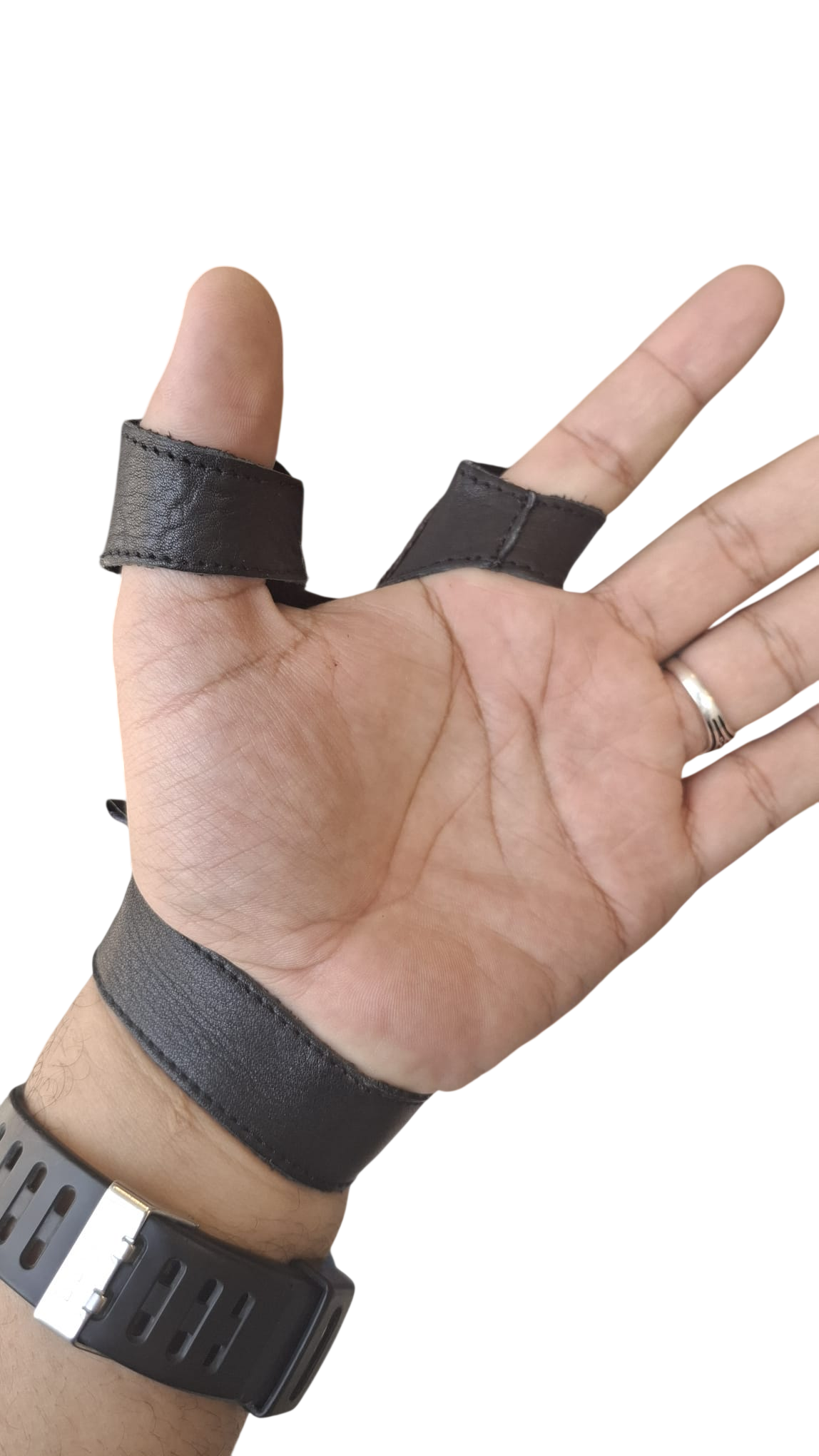 BOW HAND PROTECTION CALF HAIR  حامي اليد القابضة للقوس