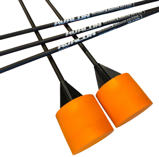 سهم 29 "EVA TIPPED SCREW-ON BLUNT ORANGE (قطعة واحدة)