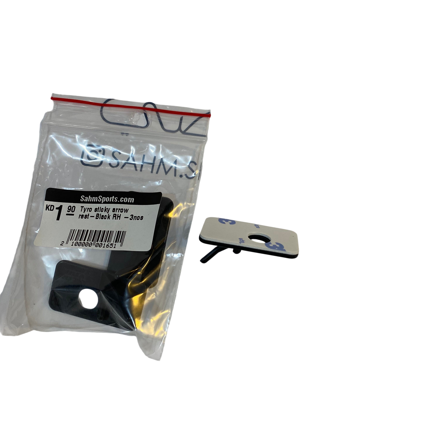 Tyro sticky arrow rest-Black RH -3nos