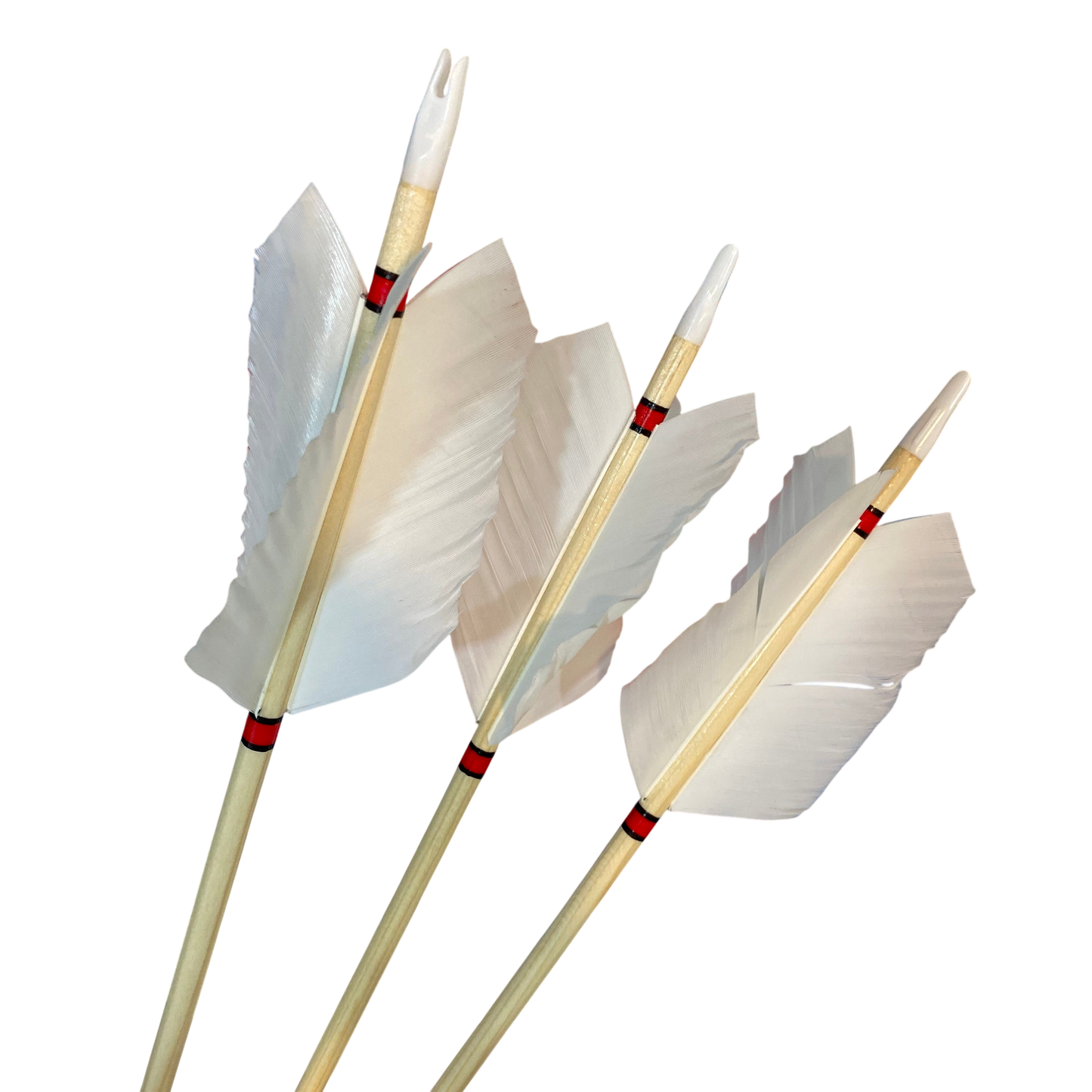 ARROW FLU-FLU SPRUCE 30LBS 5/16 30" 4" FEATHER (One Piece) سهم خشب فلو فلو