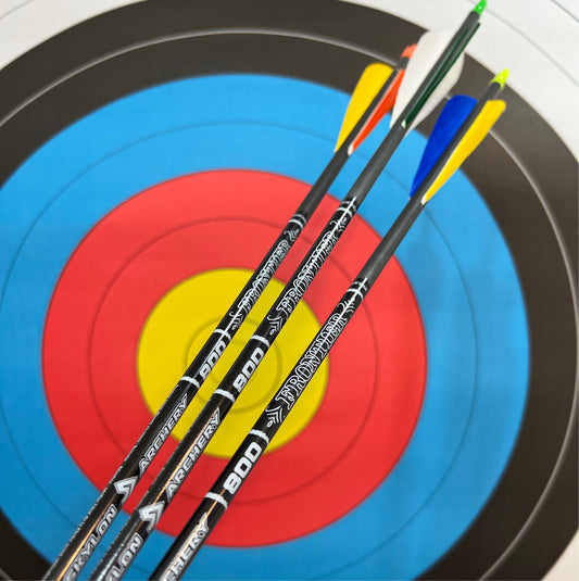 CARBON FRONTIER ARROWS FEATHER- 800  (One Piece) أسهم فرونتير الكربونية